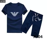 achat jacke Trainingsanzug mannche courte emporio ea7 rasta aj04 blalc logo